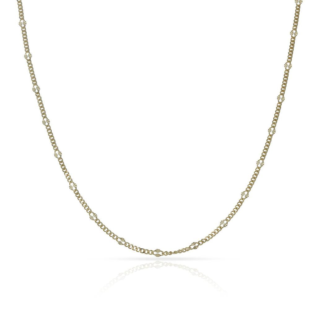 Cadena Oro 18kl Hueca 1.50mm