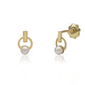Pendientes Oro 18k Perlas
