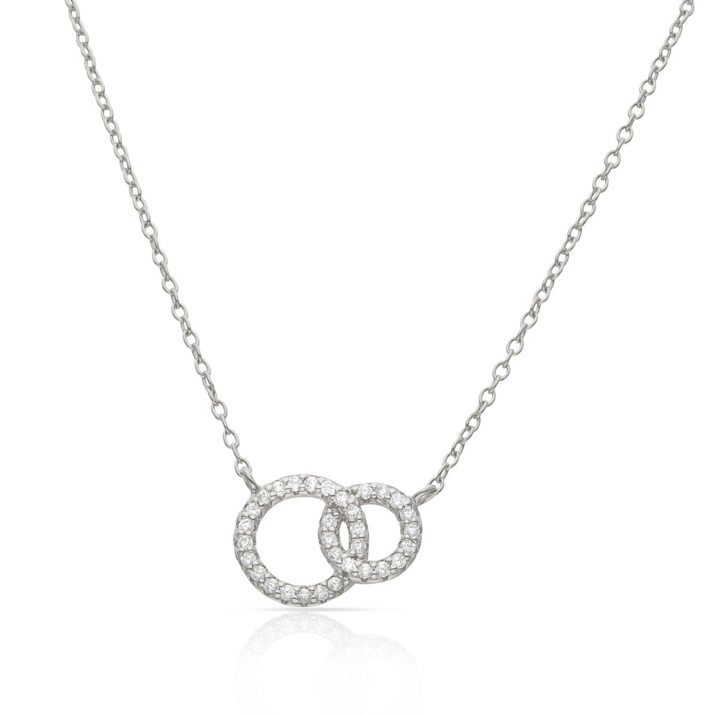 Gargantilla Plata 925 Alianzas Circonitas