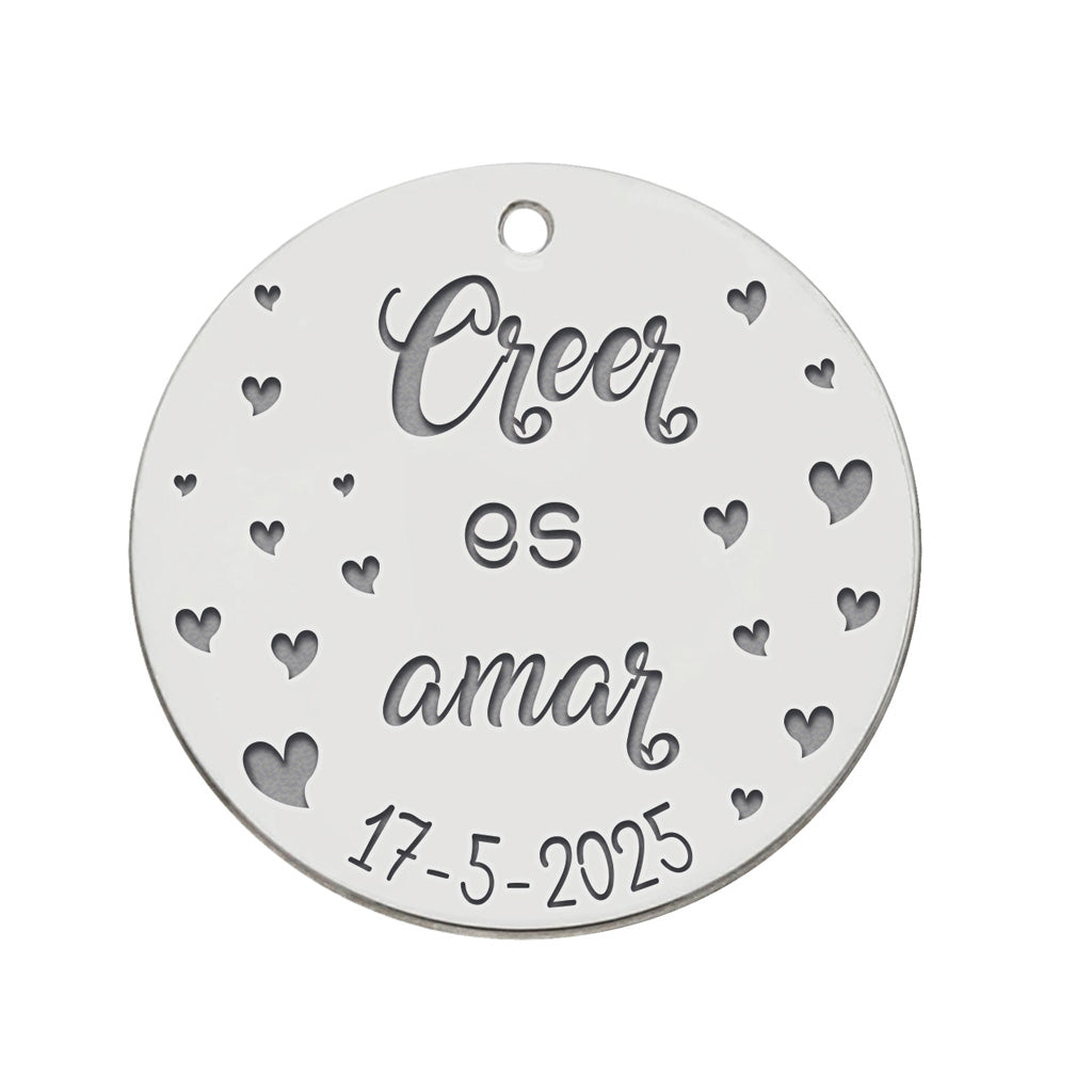 Mi Historia Abalorio Plata 925 Creer es Amar