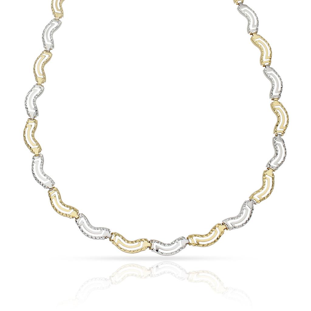 Collar Oro 18k Bicolor