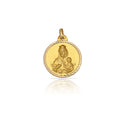Medalla Oro 18k V. del Carmen 14mm