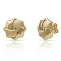 Pendientes Oro 18k Octógono Nudo 12mm
