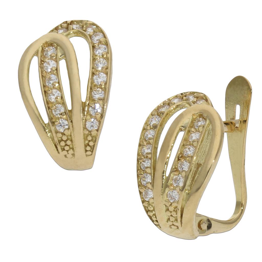 Pendientes Oro 18k Circonitas