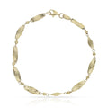 Pulsera Oro 18k Tallada 4mm