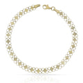 Pulsera Oro 18k Tallada 5mm